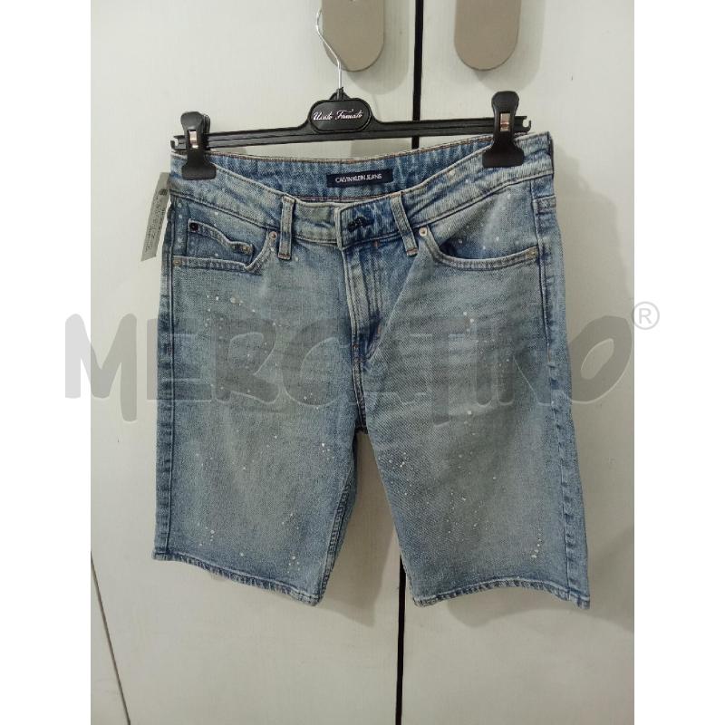 BERMUDA UOMO CALVIN KLEIN JEANS CON PITTURA | Mercatino dell'Usato Benevento 1