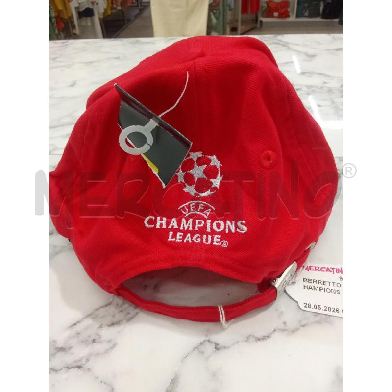 BERRETTO UOMO ROSSO CHAMPIONS LEAGUE UEFA FINAL MILANO 2016 | Mercatino dell'Usato Benevento 3