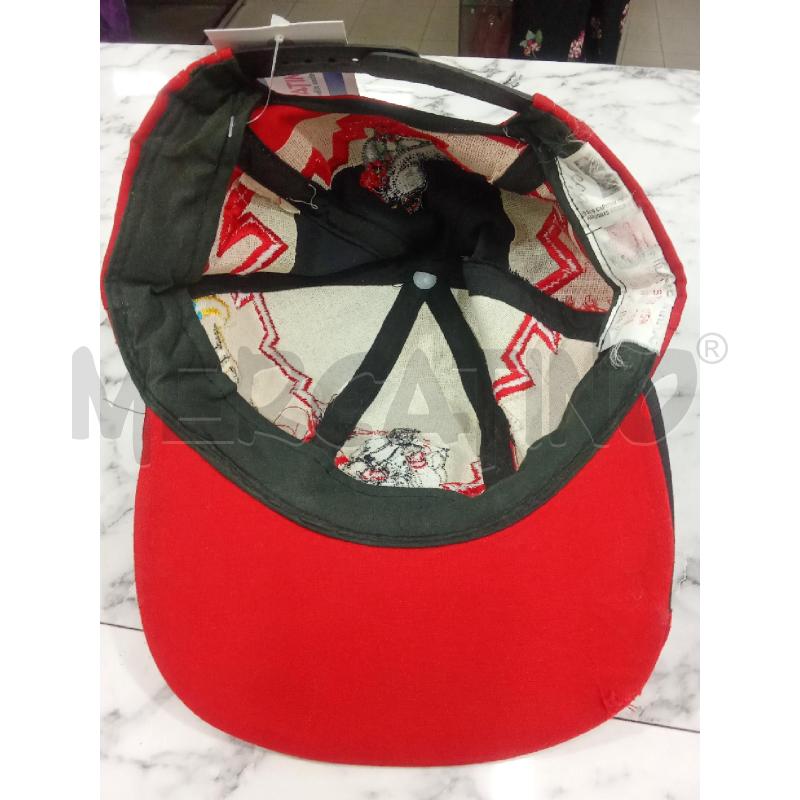 BERRETTO VUNTAGE ROSSO NERO FIGHTER | Mercatino dell'Usato Benevento 4