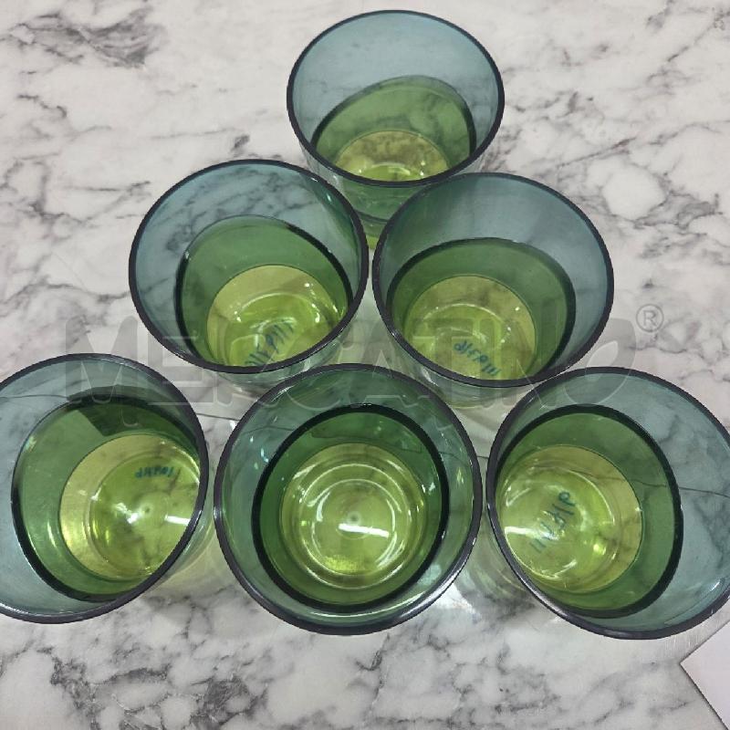 BICCHIERI PZ. PLASTICA TUPPERWARE VERDI GRUPPO | Mercatino dell'Usato Benevento 3