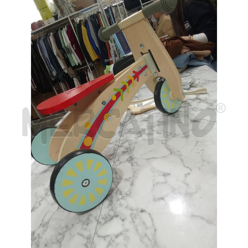 BICICLETTINA BAMBINO LEGNO NUMERO 1  | Mercatino dell'Usato Benevento 3