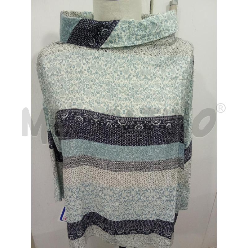 BLUSA DONNA AZZURRA E BLU FANTASIA BIANCA ZANETTI 1965 | Mercatino dell'Usato Benevento 1