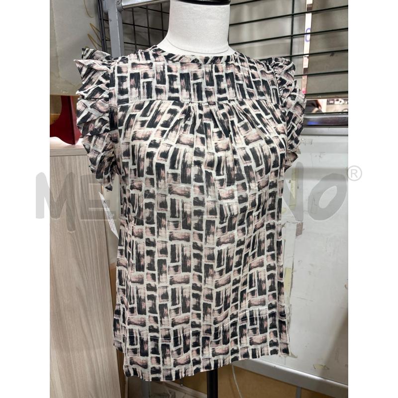 BLUSA DONNA ROSA NERO SPALLE VOILANT OTTODAME | Mercatino dell'Usato Benevento 1