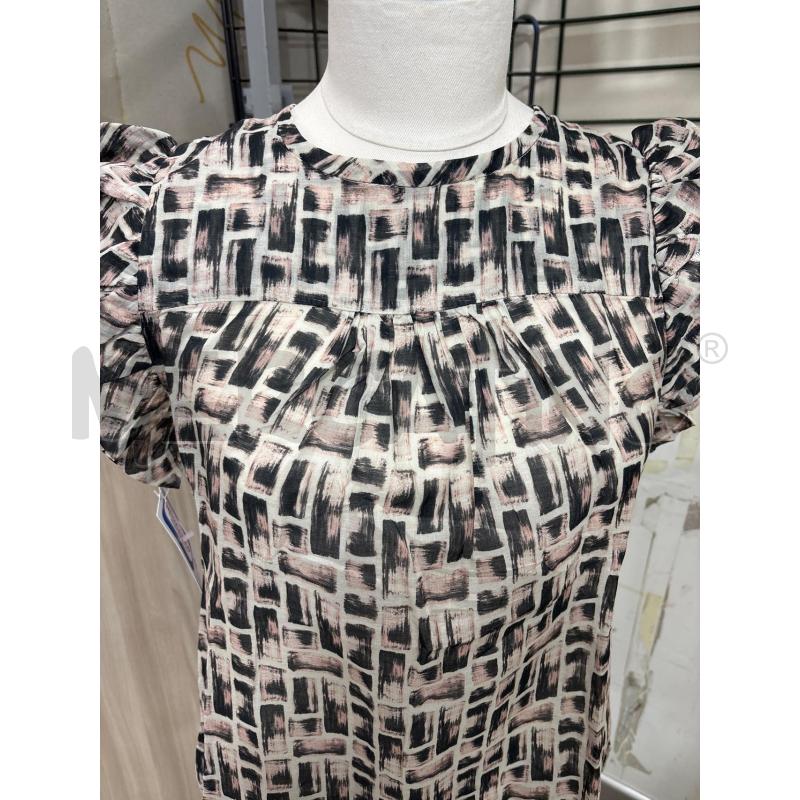 BLUSA DONNA ROSA NERO SPALLE VOILANT OTTODAME | Mercatino dell'Usato Benevento 2