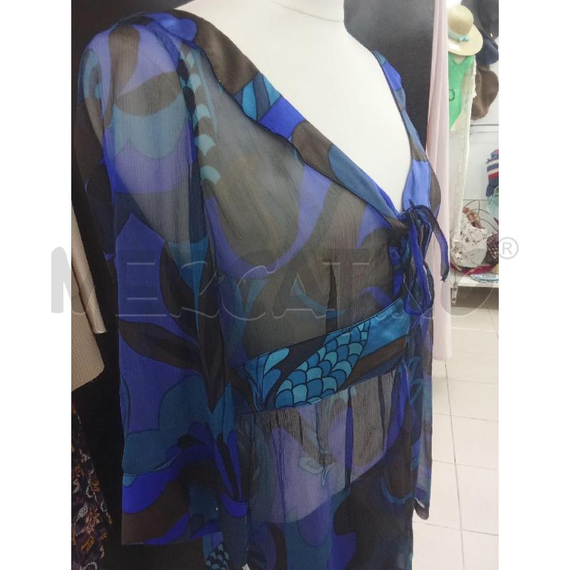 BLUSA DONNA VIOLA MARRONE VELATA MAX E CO | Mercatino dell'Usato Benevento 2