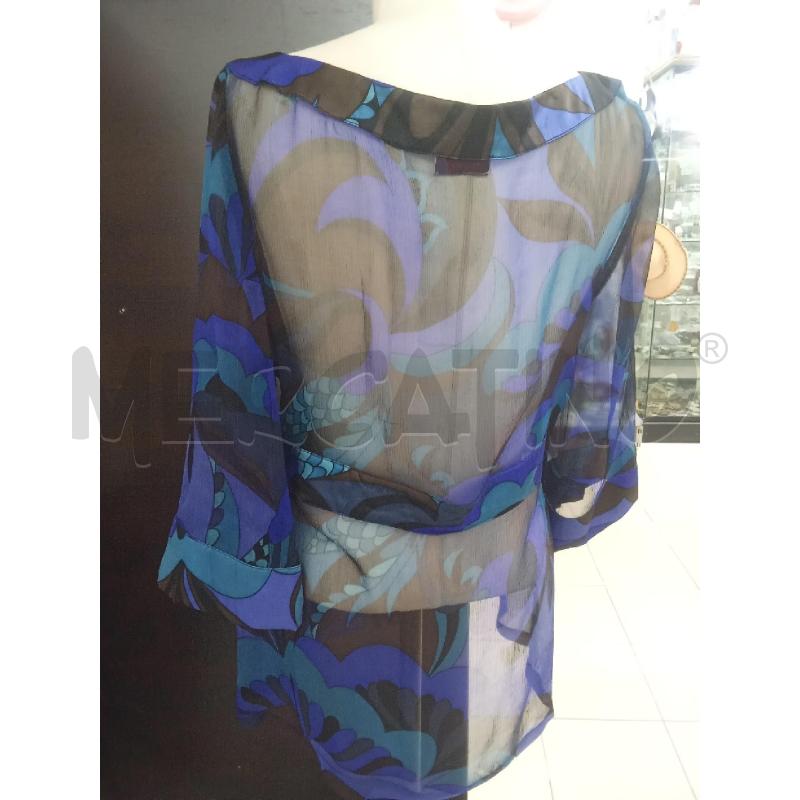 BLUSA DONNA VIOLA MARRONE VELATA MAX E CO | Mercatino dell'Usato Benevento 3