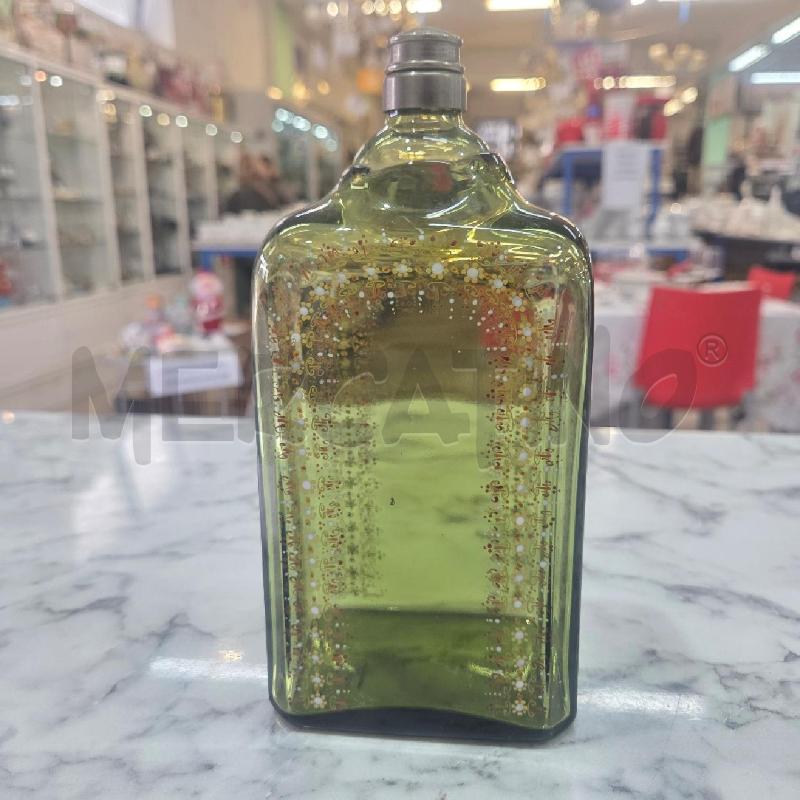 BOCCETTA VETRO VERDE FIORELLINI | Mercatino dell'Usato Benevento 1
