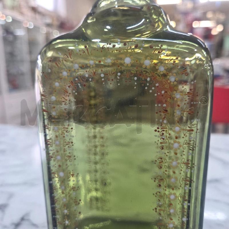 BOCCETTA VETRO VERDE FIORELLINI | Mercatino dell'Usato Benevento 3
