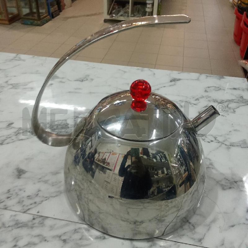 BOLLITORE ACCIAIO POMELLO ROSSO STELLA | Mercatino dell'Usato Benevento 3
