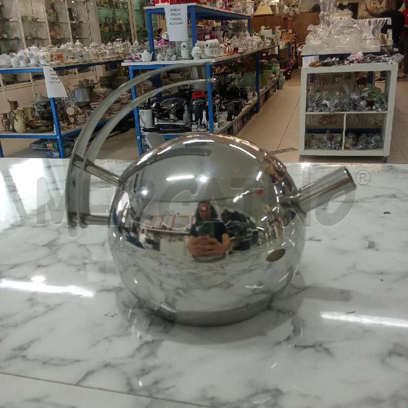 BOLLITORE ACCIAIO STELLA FORMA SFERA + ZUCCHERIERA | Mercatino dell'Usato Benevento 1
