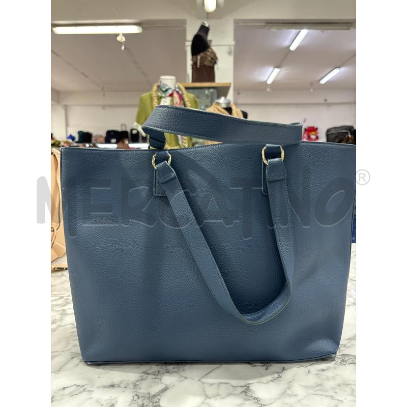 BORSA DONNA ARMANI JEANS BLU INSERTI DORATI | Mercatino dell'Usato Benevento 2