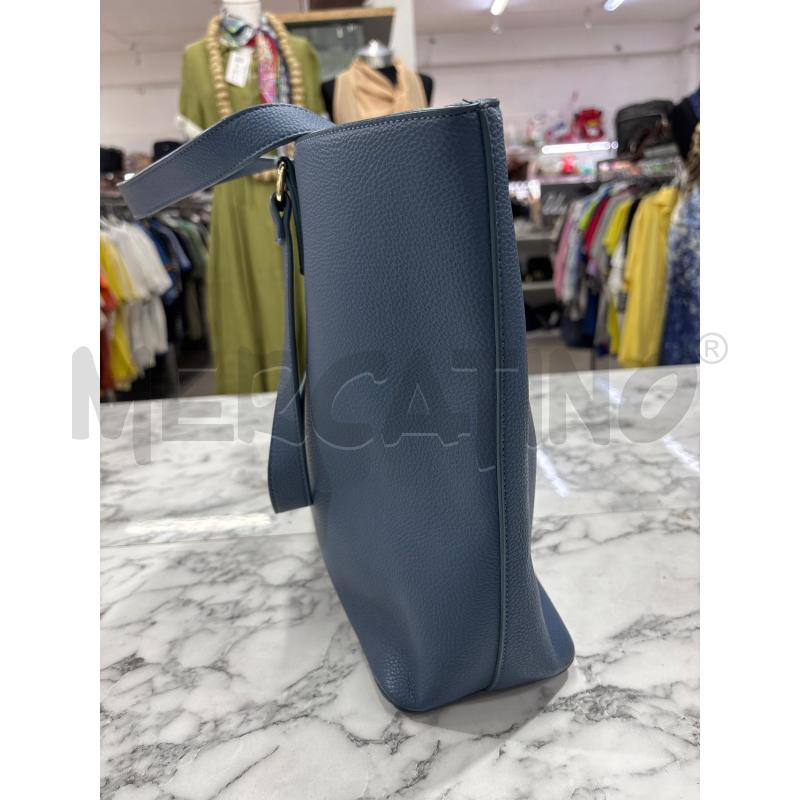 BORSA DONNA ARMANI JEANS BLU INSERTI DORATI | Mercatino dell'Usato Benevento 3