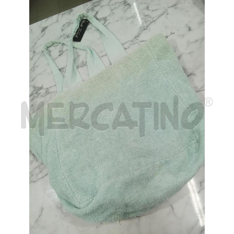 BORSA DONNA BEACHWEAR AZZURRA INTERNO SPUGNA BLUGIRL BLUMARINE | Mercatino dell'Usato Benevento 2