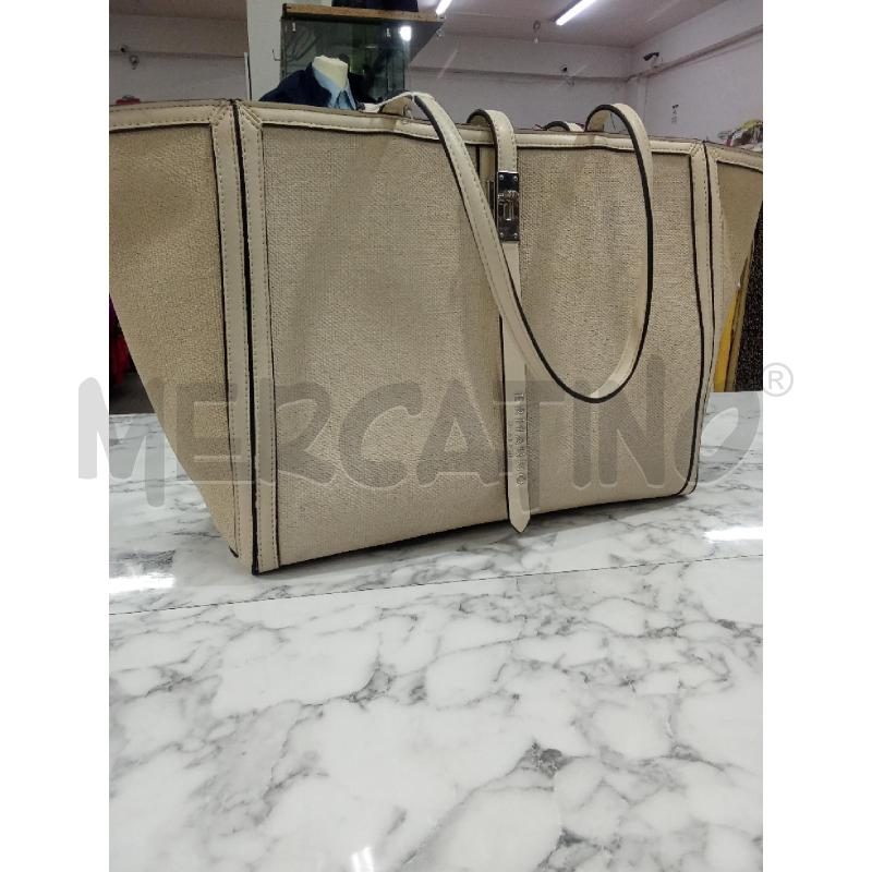 BORSA DONNA BEIGE SHOPPING ERMANNO SCERVINO | Mercatino dell'Usato Benevento 1