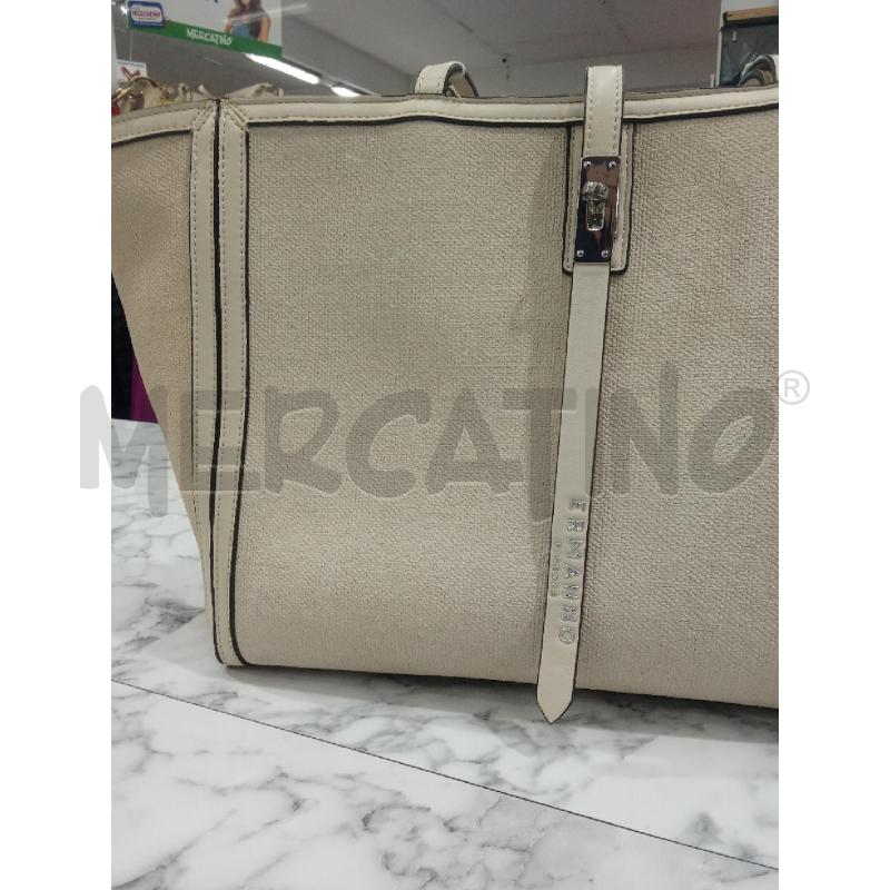 BORSA DONNA BEIGE SHOPPING ERMANNO SCERVINO | Mercatino dell'Usato Benevento 2