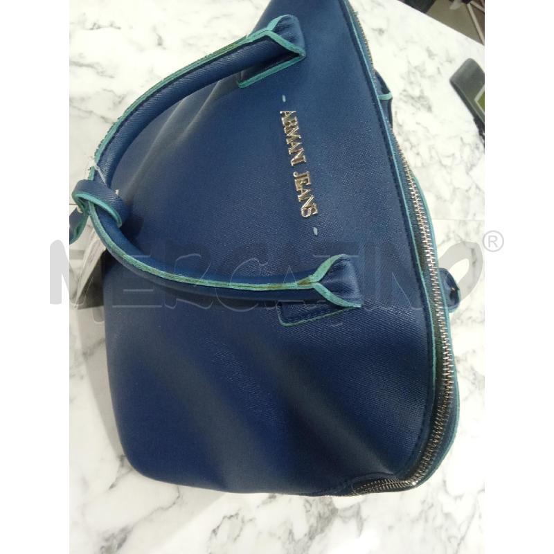 BORSA DONNA BLU ARMANI JEANS | Mercatino dell'Usato Benevento 3