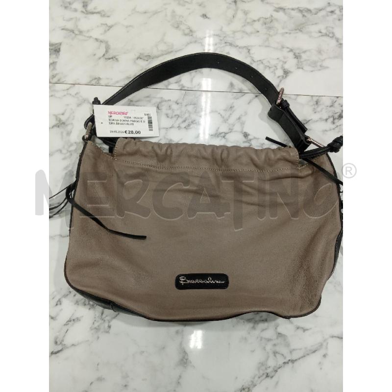 BORSA DONNA FANGO E NERA BRACCIALINI | Mercatino dell'Usato Benevento 1