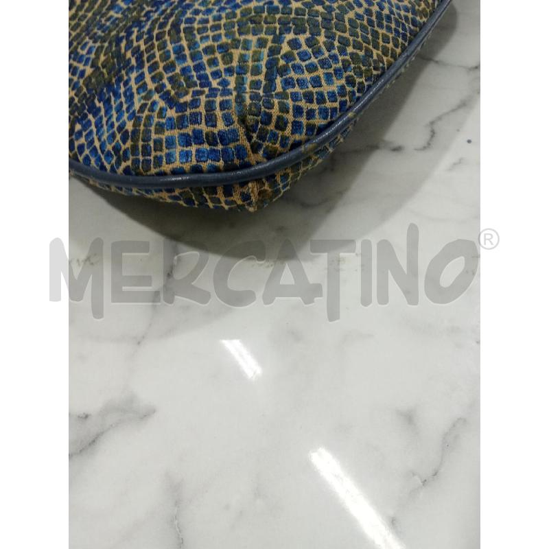 BORSA DONNA FANTASIA BLU KRIZIA | Mercatino dell'Usato Benevento 4
