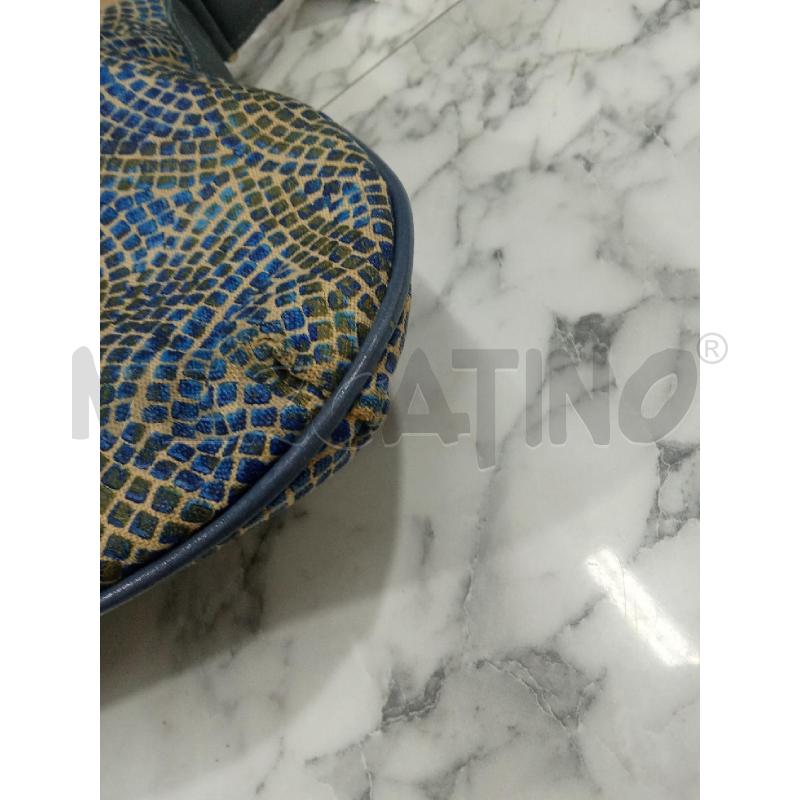 BORSA DONNA FANTASIA BLU KRIZIA | Mercatino dell'Usato Benevento 5