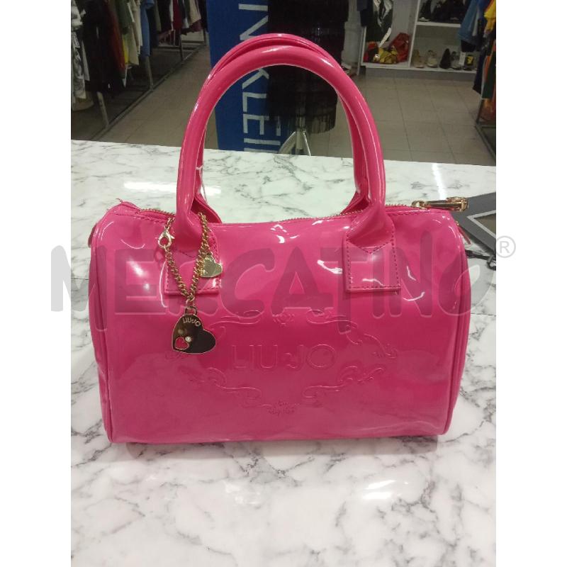 BORSA DONNA FUCSIA LUCIDA BAULETTO LIU JO | Mercatino dell'Usato Benevento 1