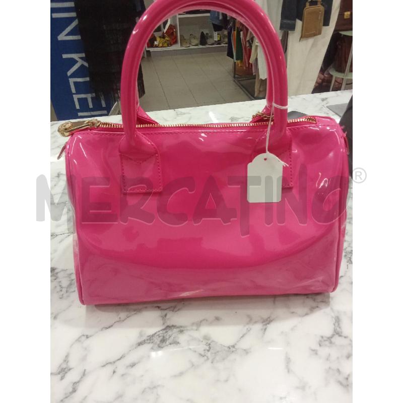 BORSA DONNA FUCSIA LUCIDA BAULETTO LIU JO | Mercatino dell'Usato Benevento 3