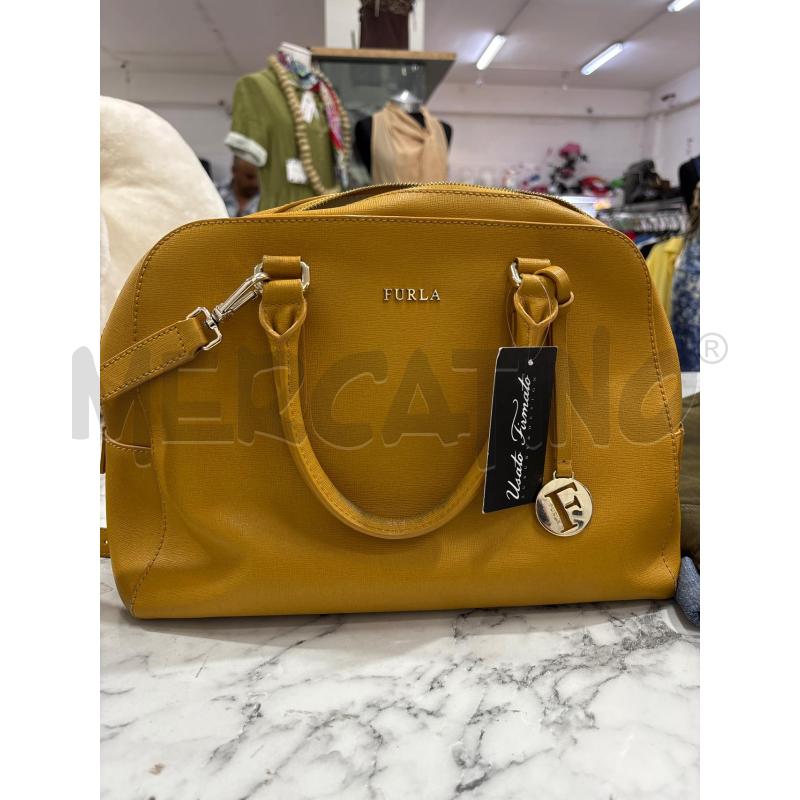 BORSA DONNA FURLA SENAPE  | Mercatino dell'Usato Benevento 1