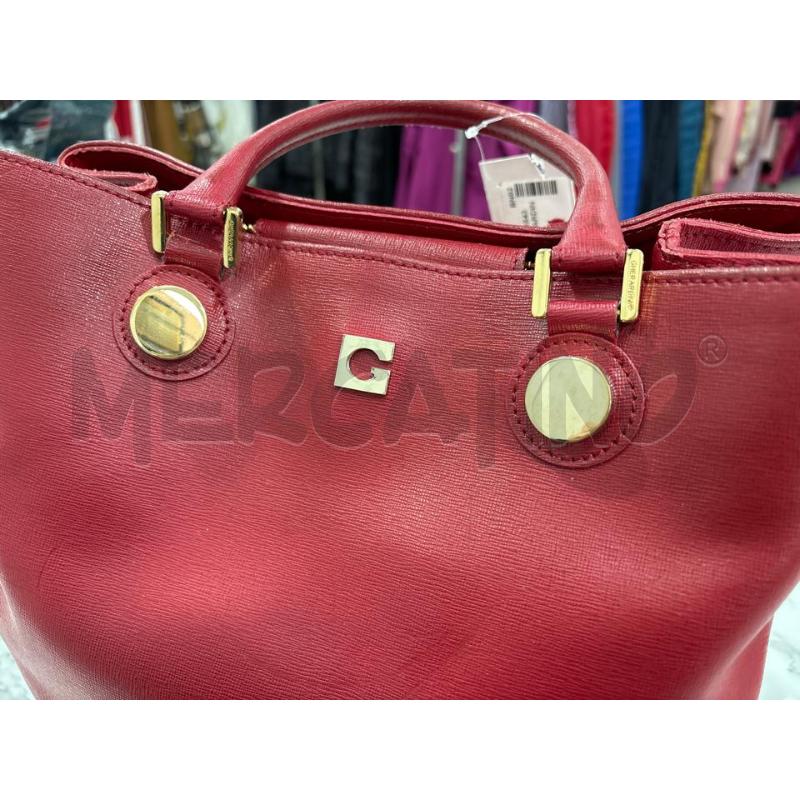 BORSA DONNA GHERARDINI ROSSA CON MANICI  | Mercatino dell'Usato Benevento 2