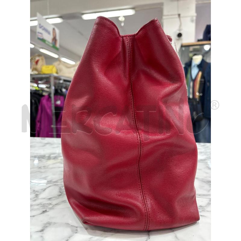 BORSA DONNA GHERARDINI ROSSA CON MANICI  | Mercatino dell'Usato Benevento 3