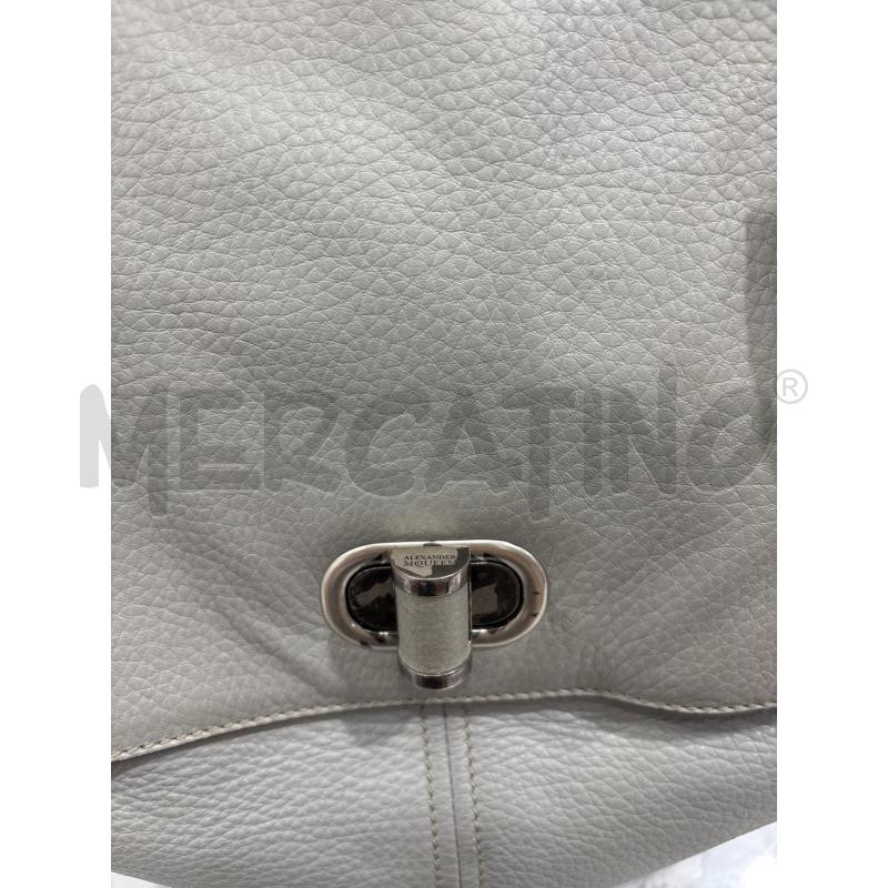 BORSA DONNA GRIGIA PELLE  DISCRETE CONDIZIONI | Mercatino dell'Usato Benevento 2