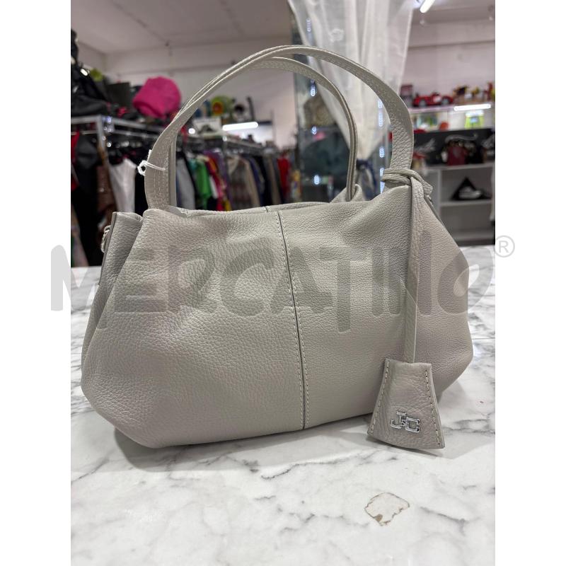 BORSA DONNA GRIGIO VERA PELLE JACKY CELINE  | Mercatino dell'Usato Benevento 1