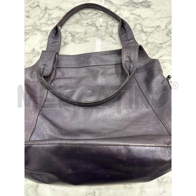 BORSA DONNA HOGAN VIOLA CON DUE TASCHE DAVANTI | Mercatino dell'Usato Benevento 4