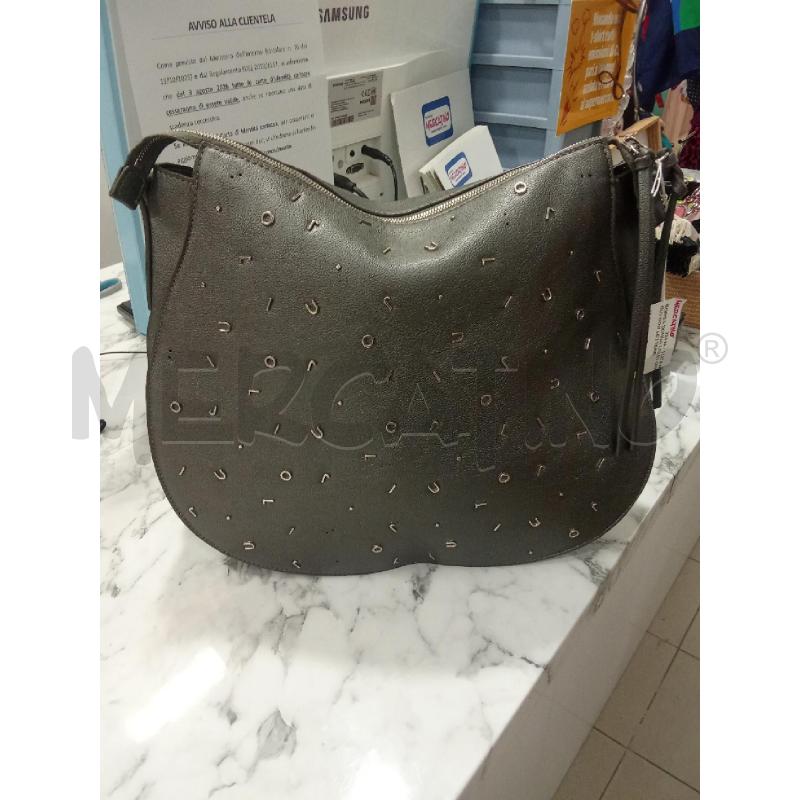 BORSA DONNA LIUJO GRIGIO CON LETTERE  | Mercatino dell'Usato Benevento 1