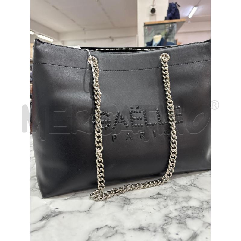 BORSA DONNA NERA GAELLE MANICI CATENA | Mercatino dell'Usato Benevento 1