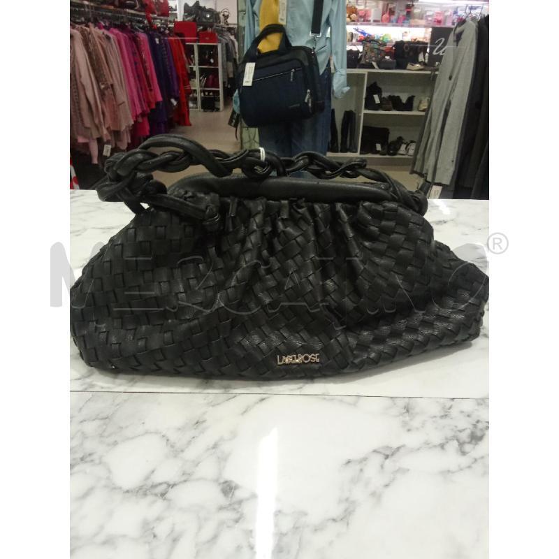 BORSA DONNA NERA INTRECCIATA LABELROSE | Mercatino dell'Usato Benevento 1