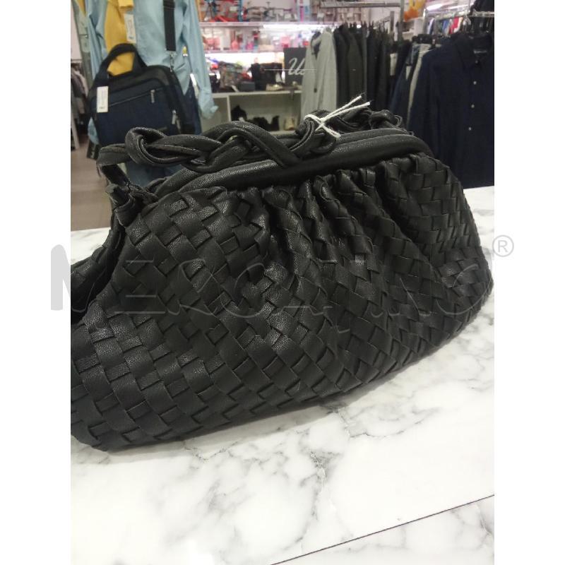 BORSA DONNA NERA INTRECCIATA LABELROSE | Mercatino dell'Usato Benevento 3