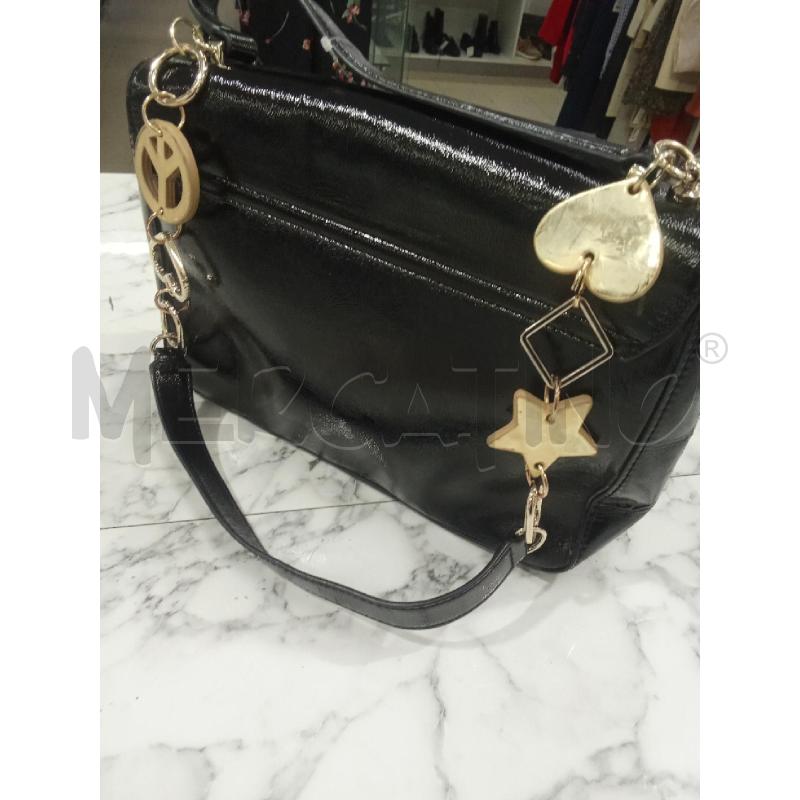 BORSA DONNA NERA LOVE MOSCHINO LOGO DORATO | Mercatino dell'Usato Benevento 2