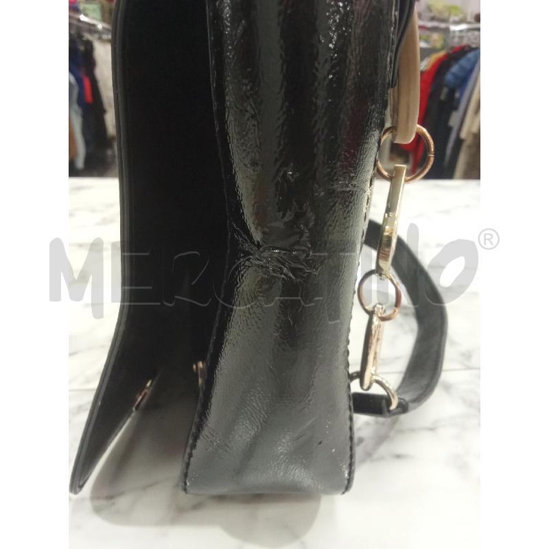 BORSA DONNA NERA LOVE MOSCHINO LOGO DORATO | Mercatino dell'Usato Benevento 4