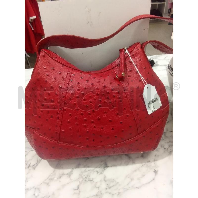 BORSA DONNA ROSSA PUNTINATA FERRE' | Mercatino dell'Usato Benevento 2