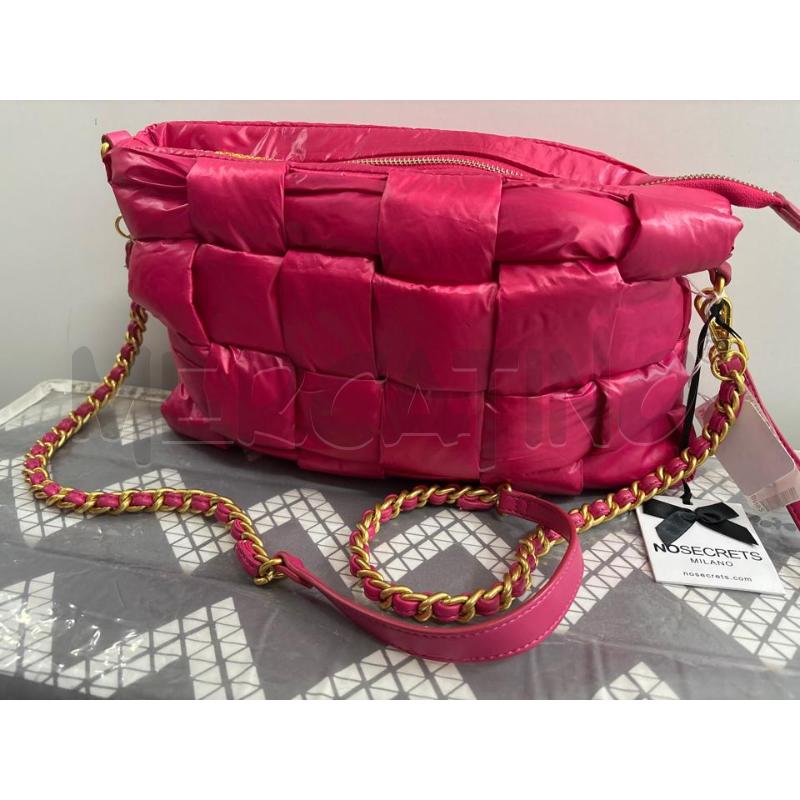 BORSA DONNA TRACOLLA FUCSIA NO SECRETS  | Mercatino dell'Usato Benevento 1