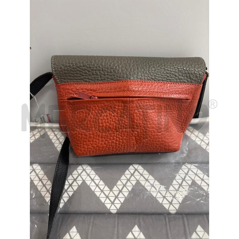 BORSA DONNA TRACOLLA GRIGIO ARANCIONE VOI  | Mercatino dell'Usato Benevento 2