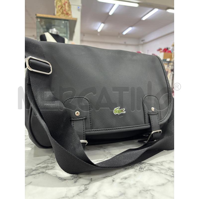 BORSA DONNA TRACOLLA NERA LACOSTE | Mercatino dell'Usato Benevento 1