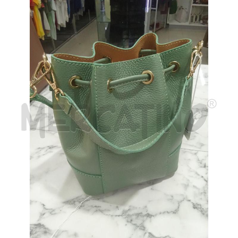 BORSA DONNA VERDE SECCHIELLO NAPPINE KOCCA | Mercatino dell'Usato Benevento 3