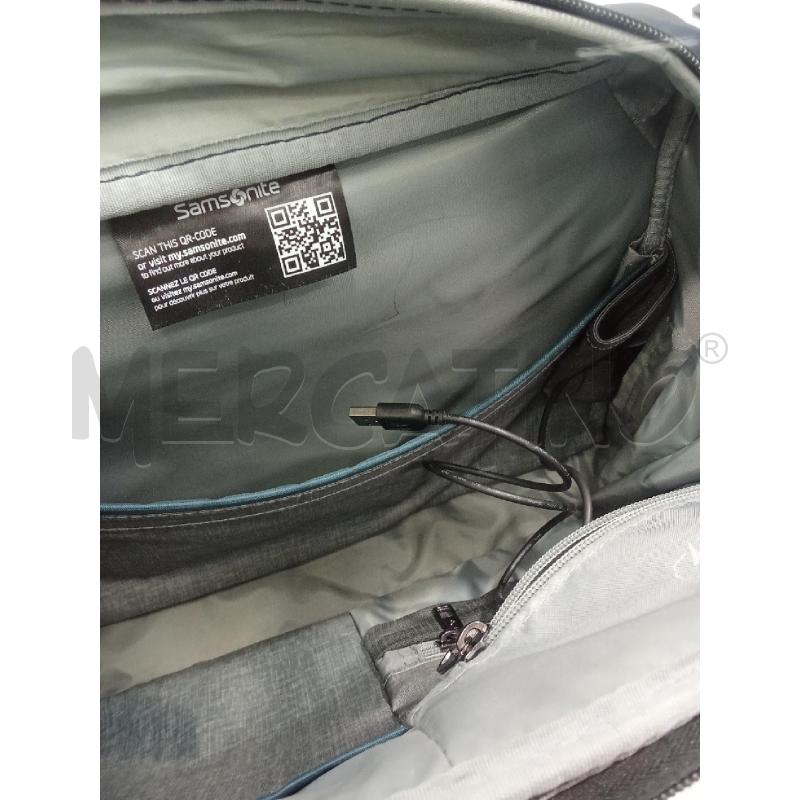 BORSA PORTA PC BLU NERA SAMSONITE | Mercatino dell'Usato Benevento 5