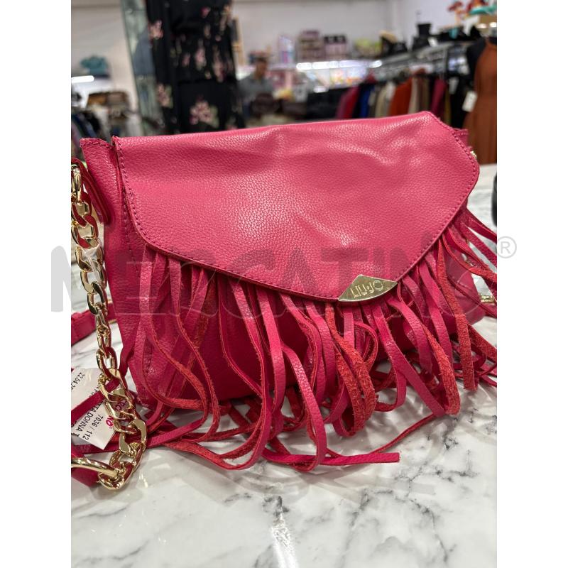 BORSETTA DONNA TRACOLLA FUCSIA CON FRANGE LIUJO | Mercatino dell'Usato Benevento 1