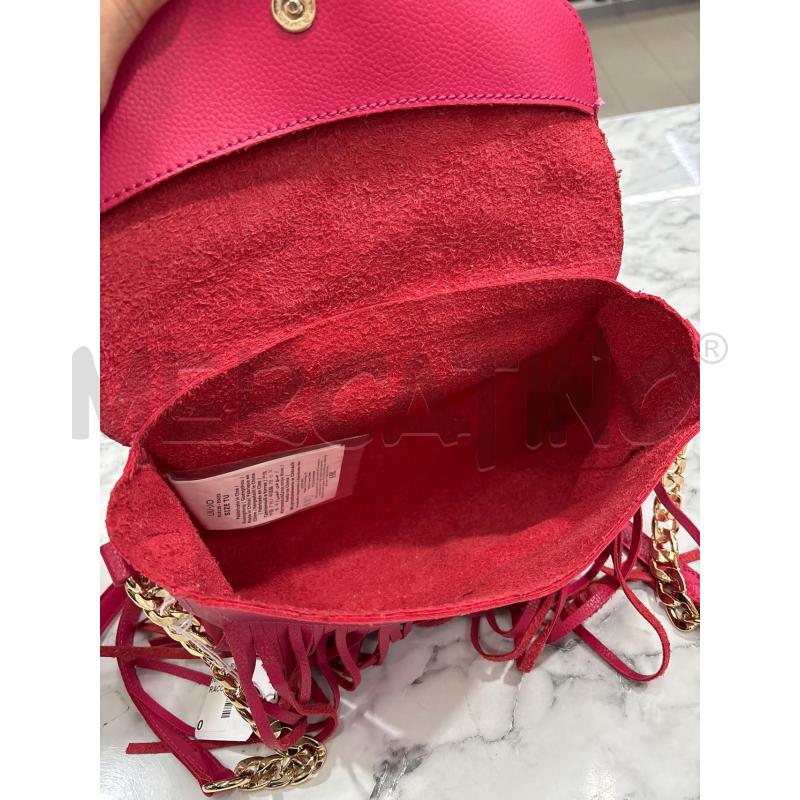 BORSETTA DONNA TRACOLLA FUCSIA CON FRANGE LIUJO | Mercatino dell'Usato Benevento 3