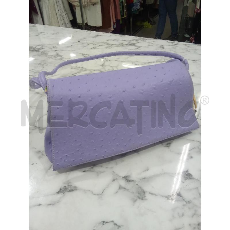 BORSETTA DONNA VIOLA CROCODILE BY OLIVER MADE IN ITALY | Mercatino dell'Usato Benevento 2