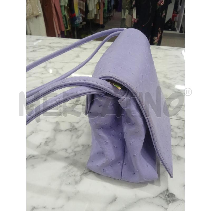 BORSETTA DONNA VIOLA CROCODILE BY OLIVER MADE IN ITALY | Mercatino dell'Usato Benevento 3