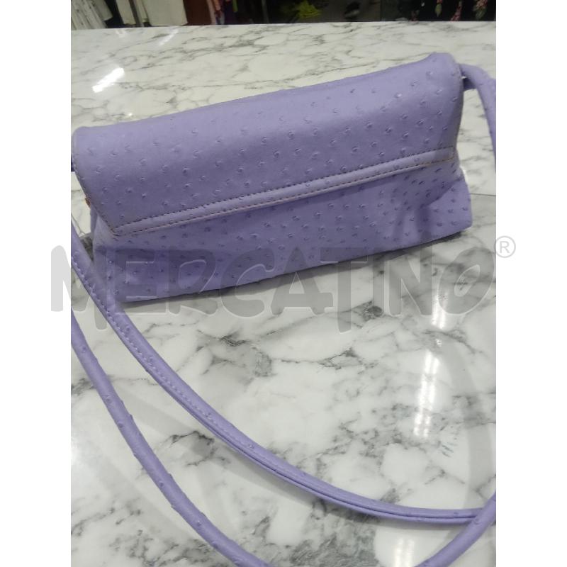 BORSETTA DONNA VIOLA CROCODILE BY OLIVER MADE IN ITALY | Mercatino dell'Usato Benevento 5