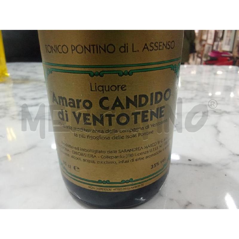 BOTTIGLIA LIQUORE AMARO CANDIDO DI VENTOTENE | Mercatino dell'Usato Benevento 2