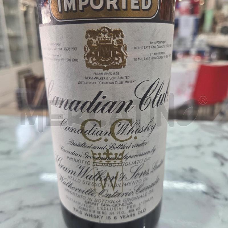 BOTTIGLIA LIQUORE CANADIAN CLUB | Mercatino dell'Usato Benevento 2